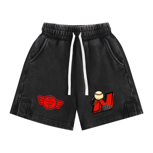 NoDaysOff Kids Washed Shorts