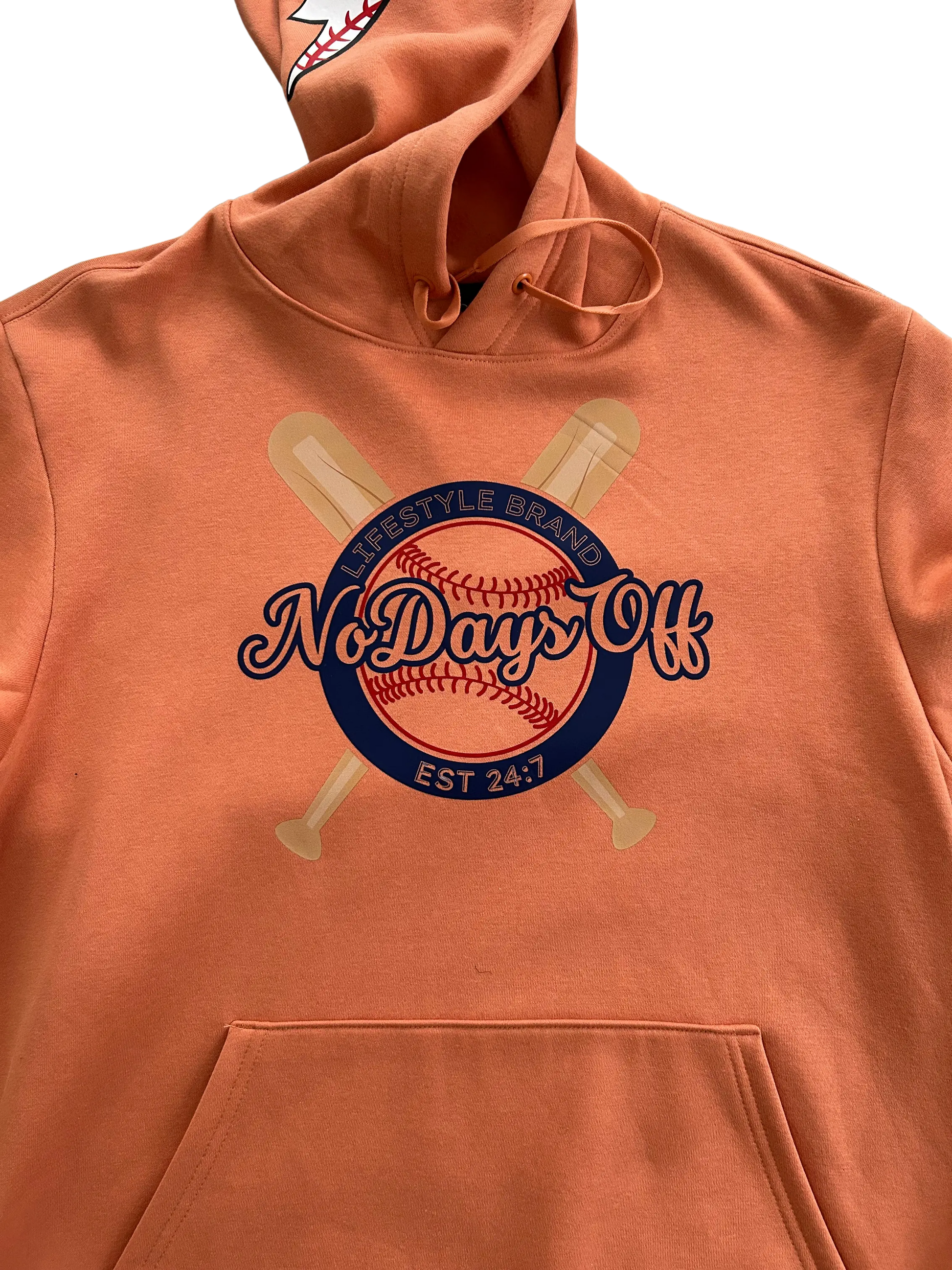 NoDaysOff Baseball  ⚡️ Hoody NoDaysOff Clothing  NoDaysOff Baseball  ⚡️ Hoody