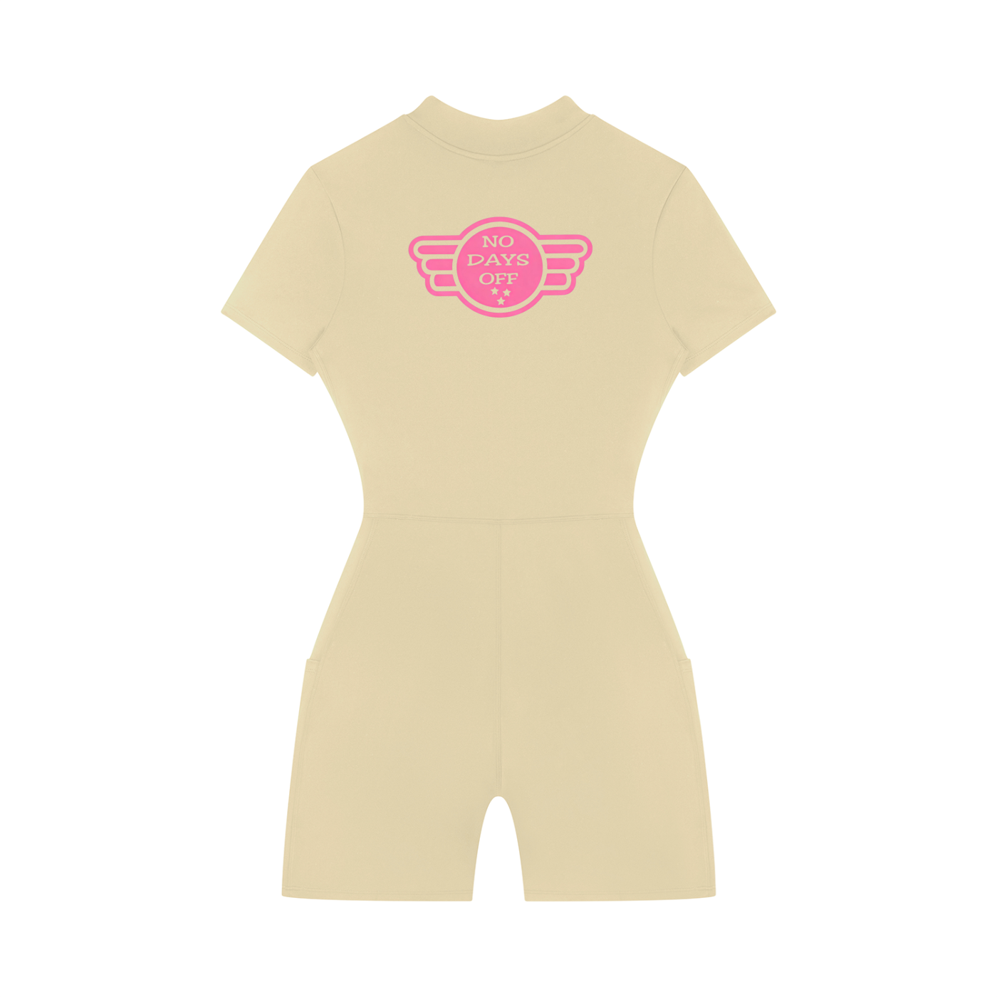 NoDaysOff Women's Quarter-Zip Short Sleeve Romper