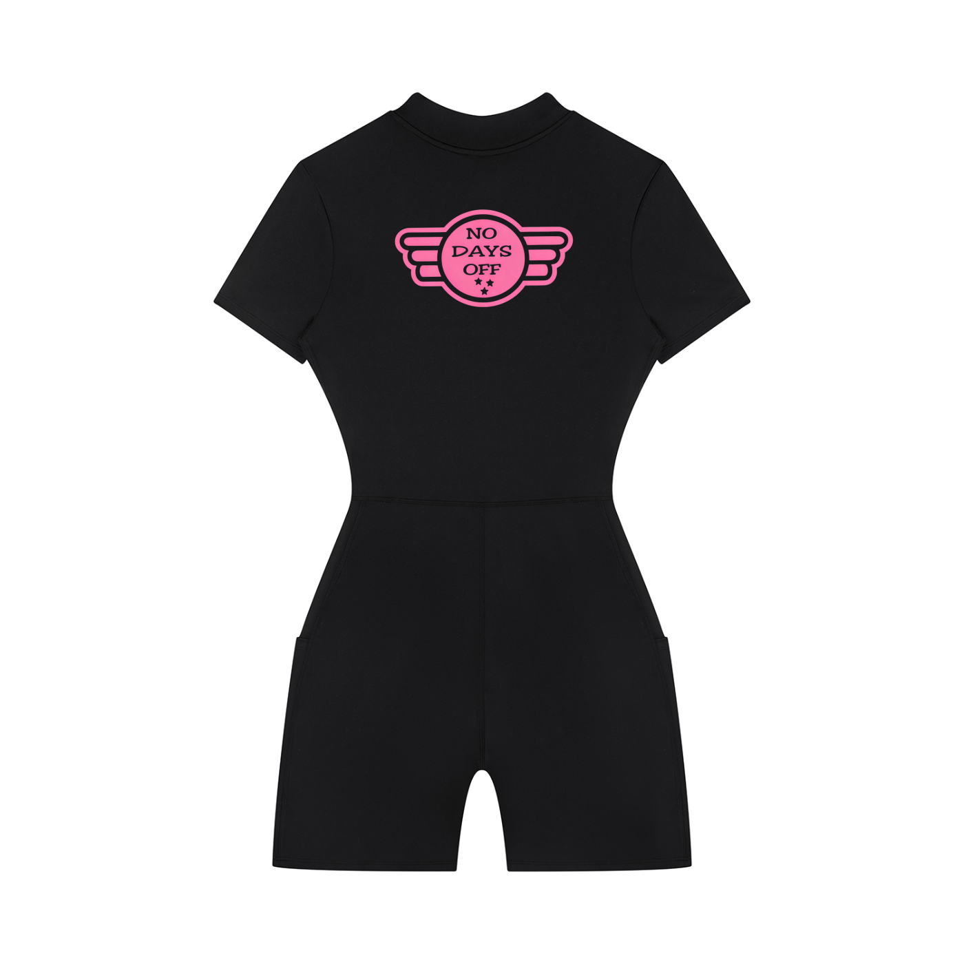 NoDaysOff Women's Quarter-Zip Short Sleeve Romper